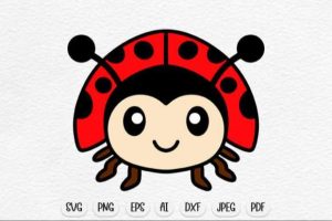 Ladybug Svg Design, Cute Animal Svg