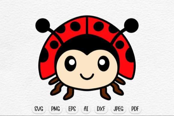 Ladybug Svg Design, Cute Animal Svg