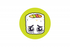 Sushi Kawaii Rice Roll Food Svg
