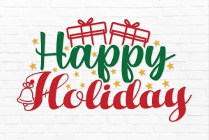 Happy Holiday SVG, Christmas SVG