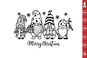 Family Gnomes Christmas Svg Gnome Svg