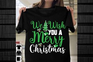 We Wish You a Merry Christmas SVG Design