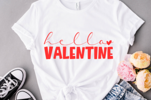 Valentine Svg, Hello Valentine Svg