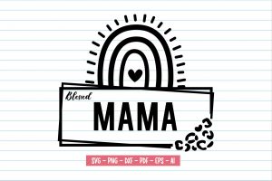 Mama SVG, Mother's Day SVG, Mama Leopard