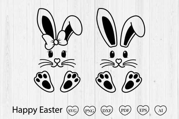Bunny Svg Easter Svg