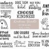 Positive svg, Kindness svg Bundle, Positive Quotes svg, Kind svg, Kindness png, Encouraging svg, Choose Kind svg, Awareness svg, Hope svg