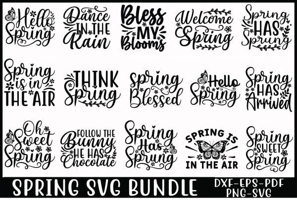 Spring Svg Bundle