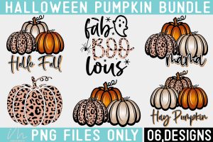 Pumpkin Png Bundle, Fall Season Bundle