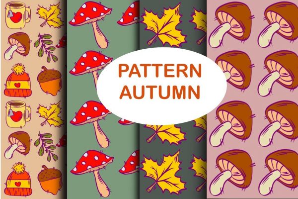 Autumn Pattern Bundle,Fall Season