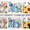 Butterfly Tumbler Sublimation Designs