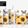 Butterfly Tumbler Sublimation Designs