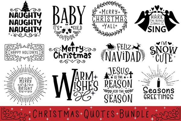 Christmas Quotes Bundle