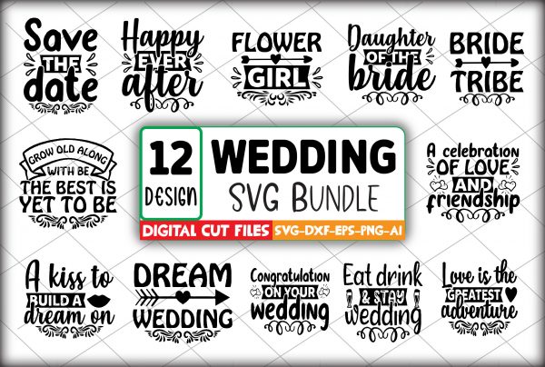 Wedding SVG Bundle