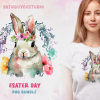 Bunny Bundle Easter Day, PNG Bundle