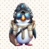 Cute Penguin Cliparts Bundle