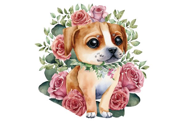 Dog Watercolor Clipart Bundle