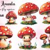 Chibi Amanita Muscaria Fly Agaric PNG