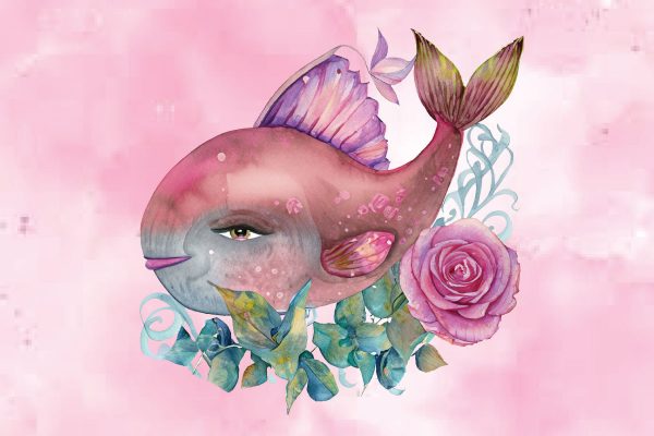 Fairy Fish of Mermaid Sublimation Bundle