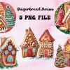 Christmas Gingerbread Houses Sublimation