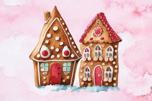 Christmas Gingerbread Houses Sublimation