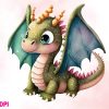 Cute Baby Dragon Sublimation Bundle