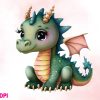 Cute Baby Dragon Sublimation Bundle
