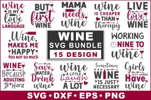 Wine SVG Bundle