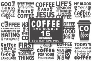 Free Coffee Quotes SVG Bundle