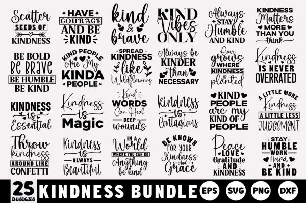 Kindness SVG Bundle