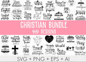 Christian svg bundle, Religious svg, Scripture svg, Bible Verse svg, Blessed svg, Jesus Svg, God Svg, Faith svg, Cut Files for Cricut