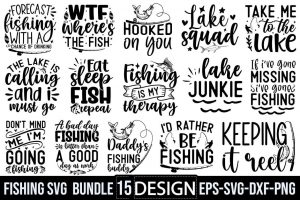 Fishing SVG Bundle