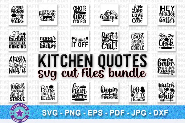 Kitchen SVG Bundle