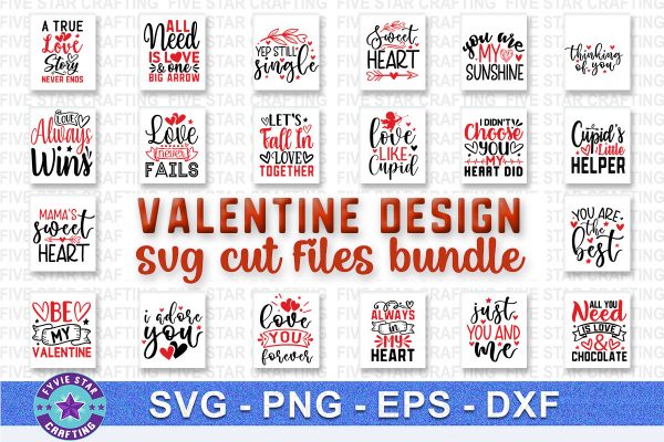 Valentine SVG Bundle