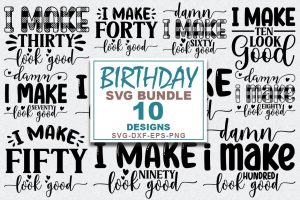 Birthday SVG Bundle