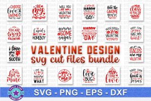 Kids Valentine's SVG Bundle