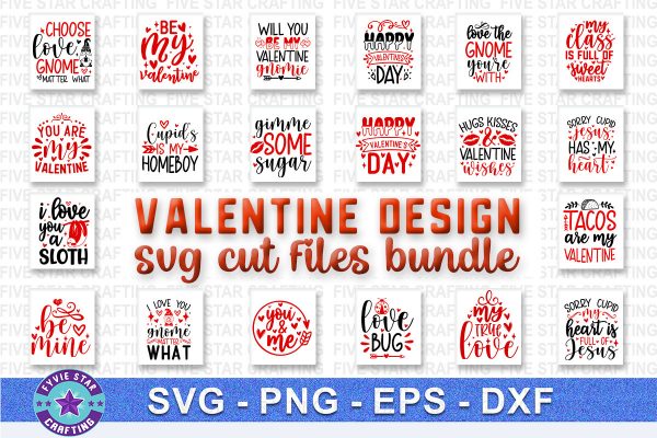 Kids Valentine's SVG Bundle