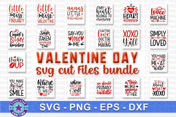 Valentine SVG Bundle