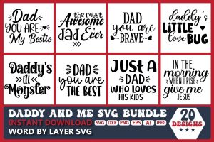 Daddy and Me SVG Bundle Vol.2