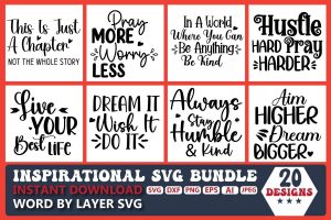 Inspirational SVG Bundle Vol.2