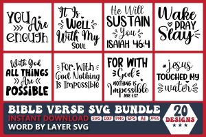 Bible Verse SVG Bundle