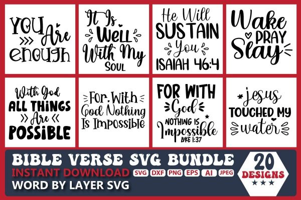 Bible Verse SVG Bundle