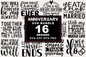 Anniversary SVG Bundle