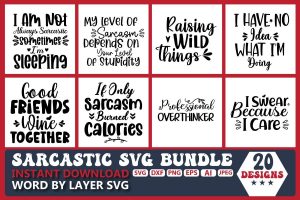 Sarcastic SVG Bundle Vol. 6