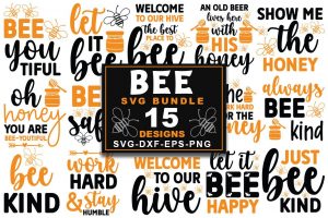 Bee SVG Bundle