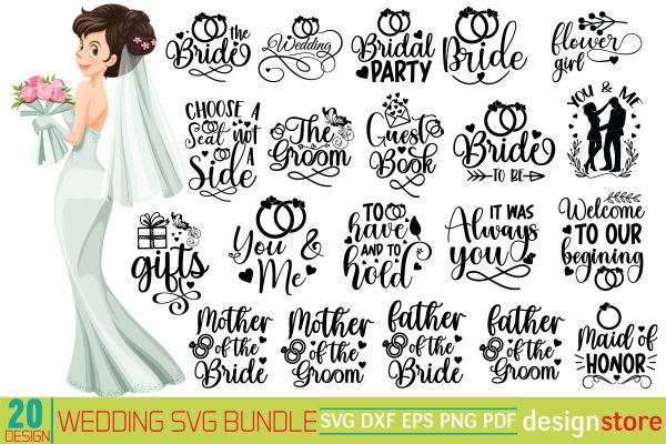 Wedding SVG Bundle