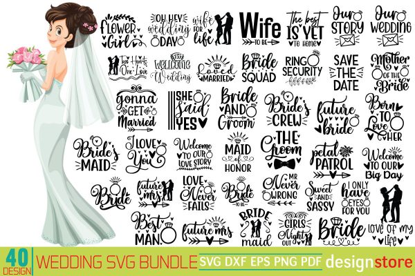 Wedding Bundle SVG