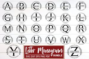 Letter Monogram Design Bundle