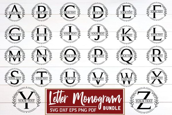 Letter Monogram Design Bundle