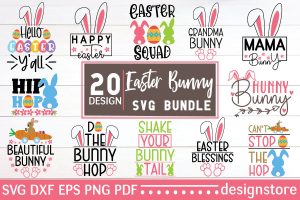 Easter Bunny SVG Bundle