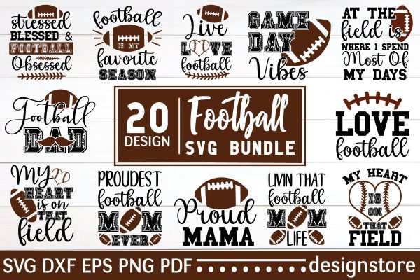 Football SVG Bundle